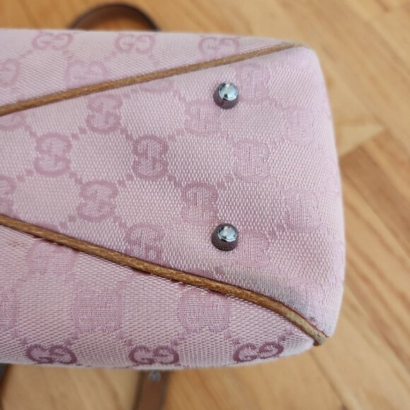 Gucci Canvas and Leather Tote - Picture 7 of 12